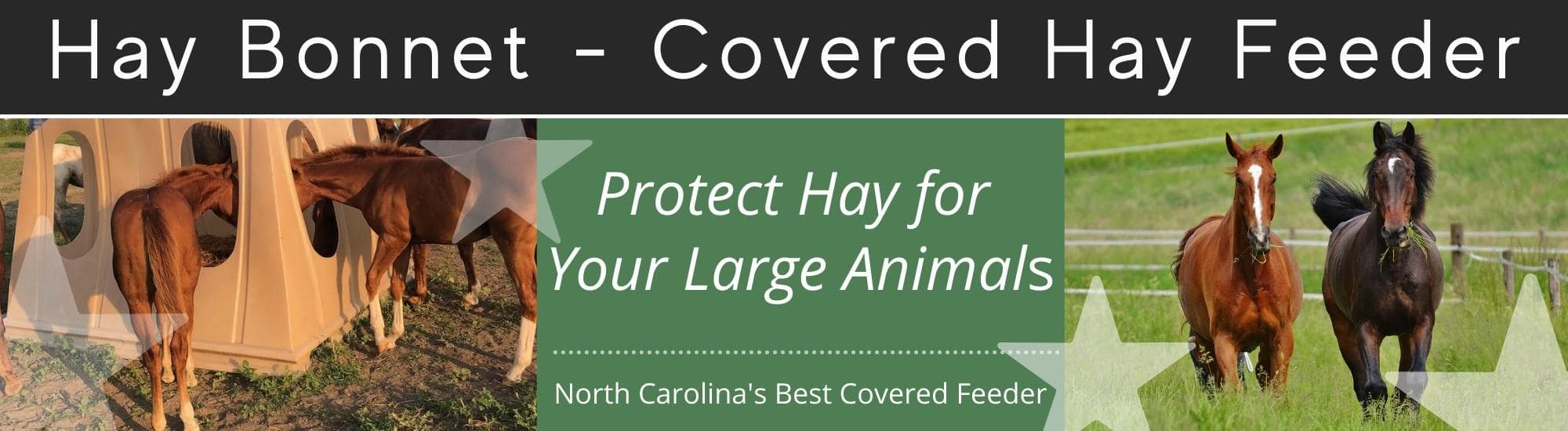 Covered Hay Feeder - Pittsboro, NC - Hay Bonnet