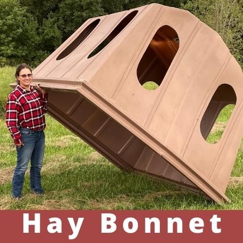 Covered Horse Hay Feeder